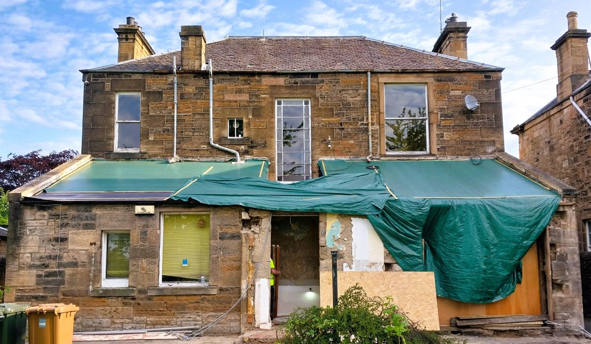 Victorian villa refurbishment – building works underway